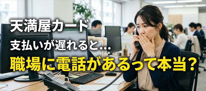 天満屋カードの支払いが遅れると職場に電話が掛かってくるのは本当？